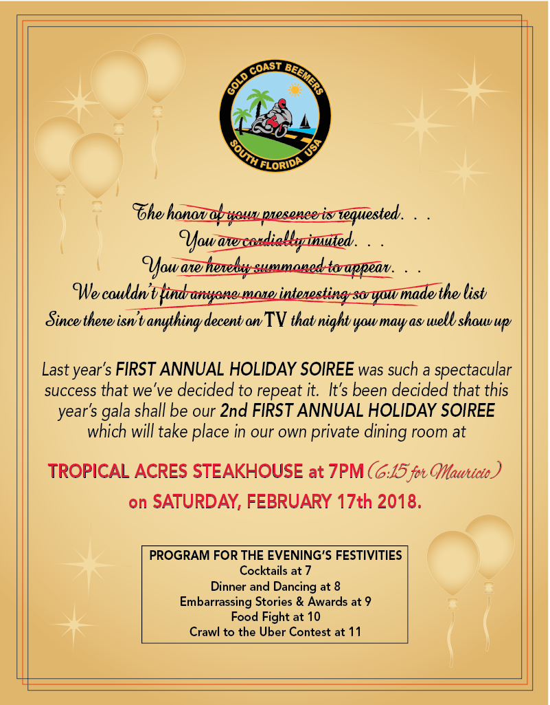 Second 1st Annual Holiday Soiree